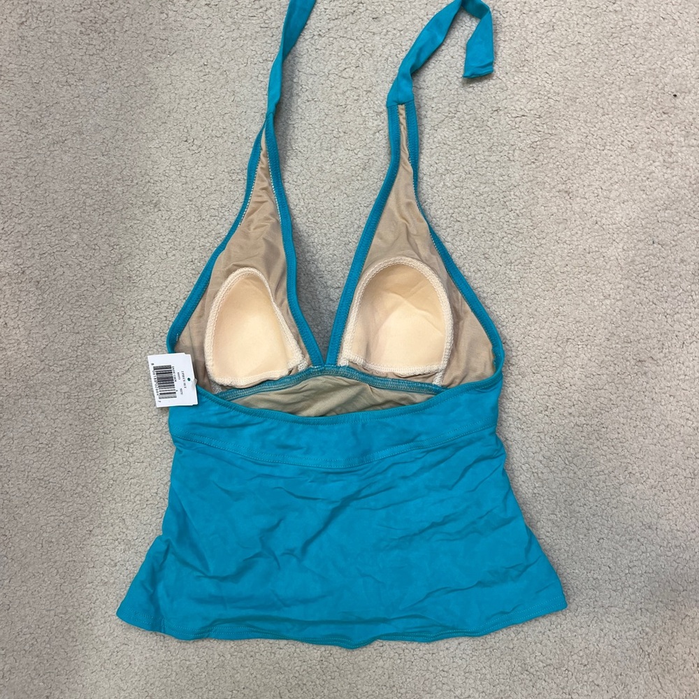 NWT Miraclesuit/Magicsuit Teal Halter Tankini Two Piece Swimsuit - Picture 5 of 12